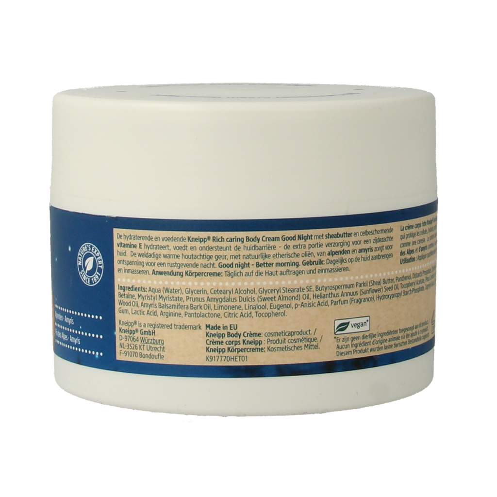 Kneipp Good night body cream 200.00 Milliliter