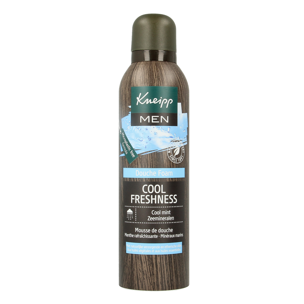 Kneipp Men douche foam cool freshness cool mint zeeminera 200.00 Milliliter