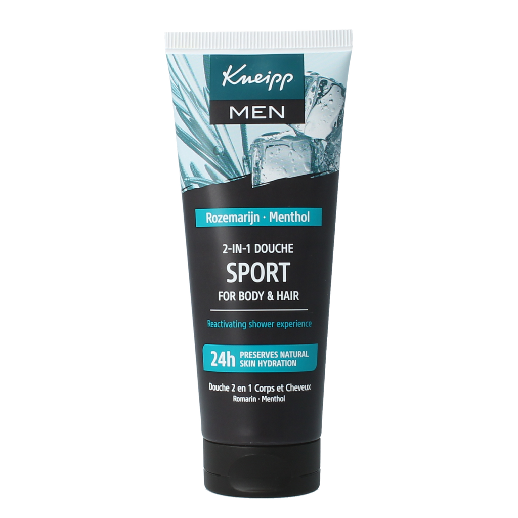 Kneipp Douche men 2 in 1 sport mini 75.00 Milliliter