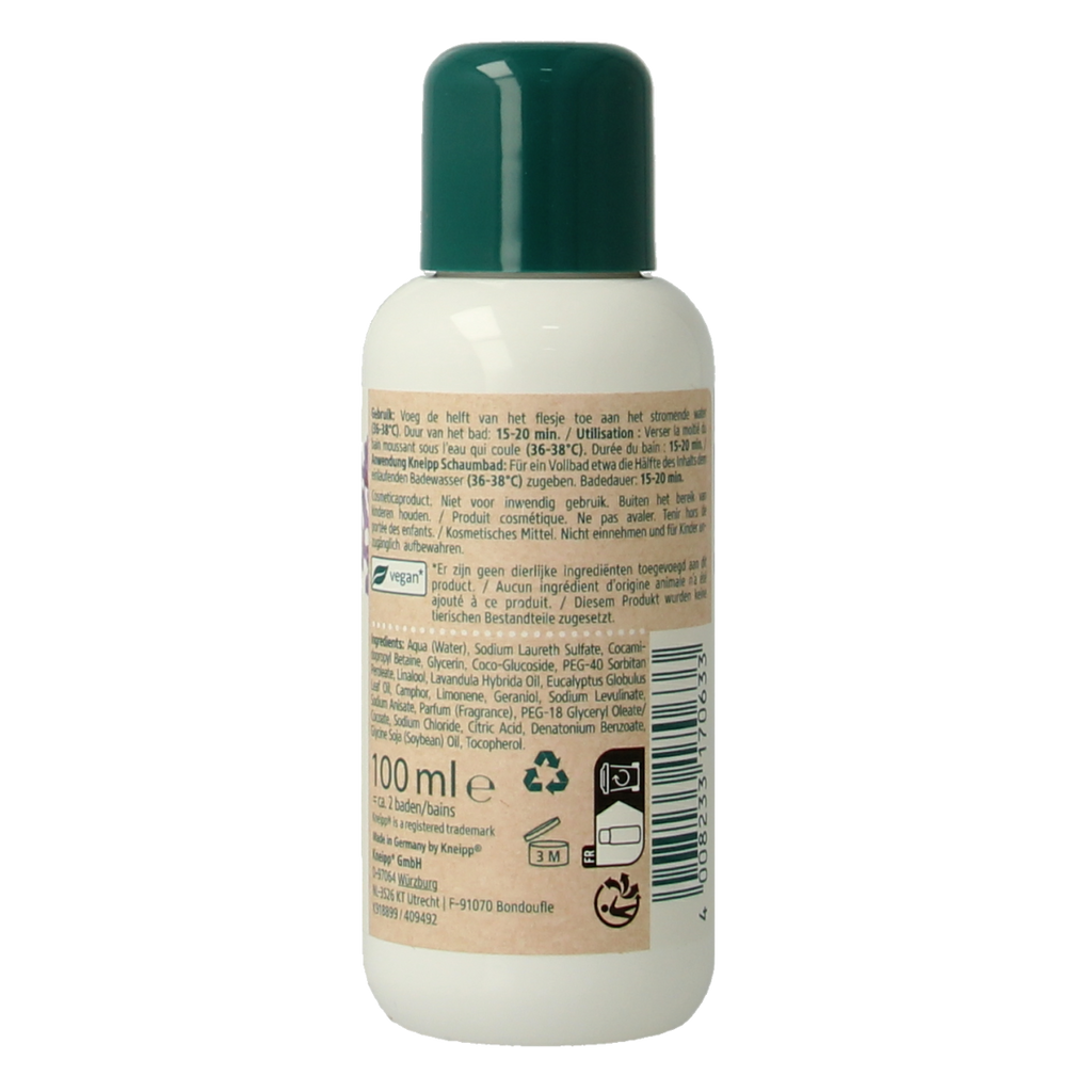 Kneipp Relaxing badschuim mini 100.00 Milliliter