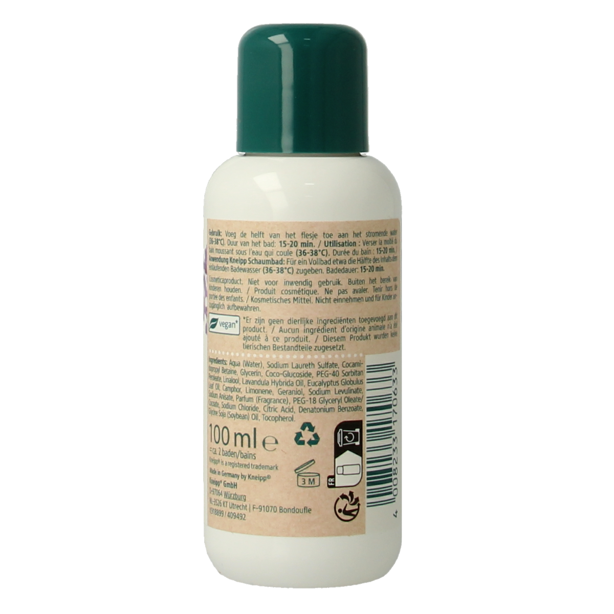 Kneipp Relaxing badschuim mini 100.00 Milliliter