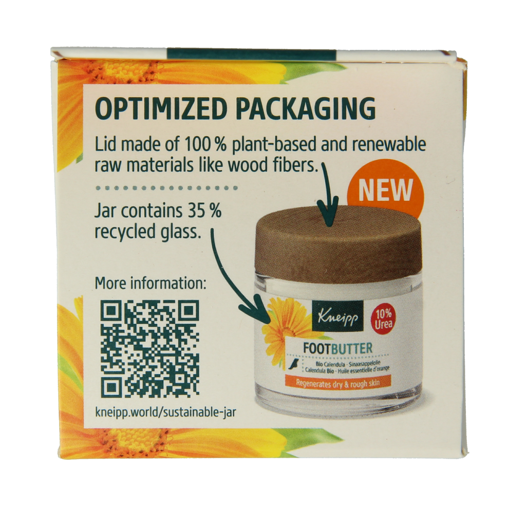 Kneipp Foot care voetbutter calendula sinaasappelolie 100.00 Milliliter