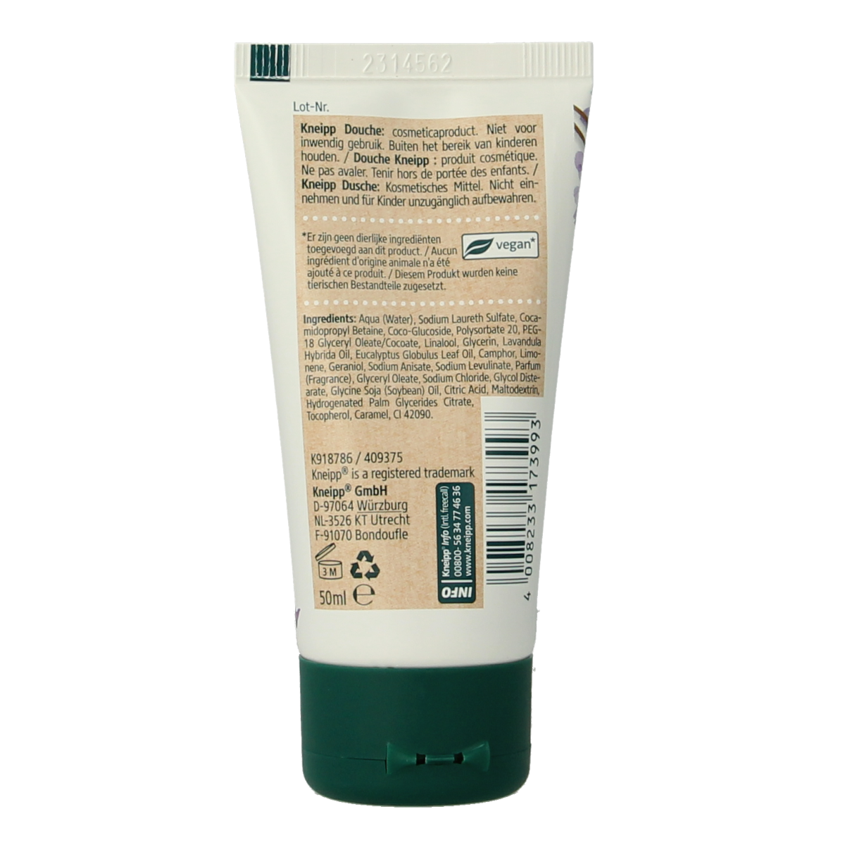 Kneipp Douche relaxing mini 50.00 Milliliter