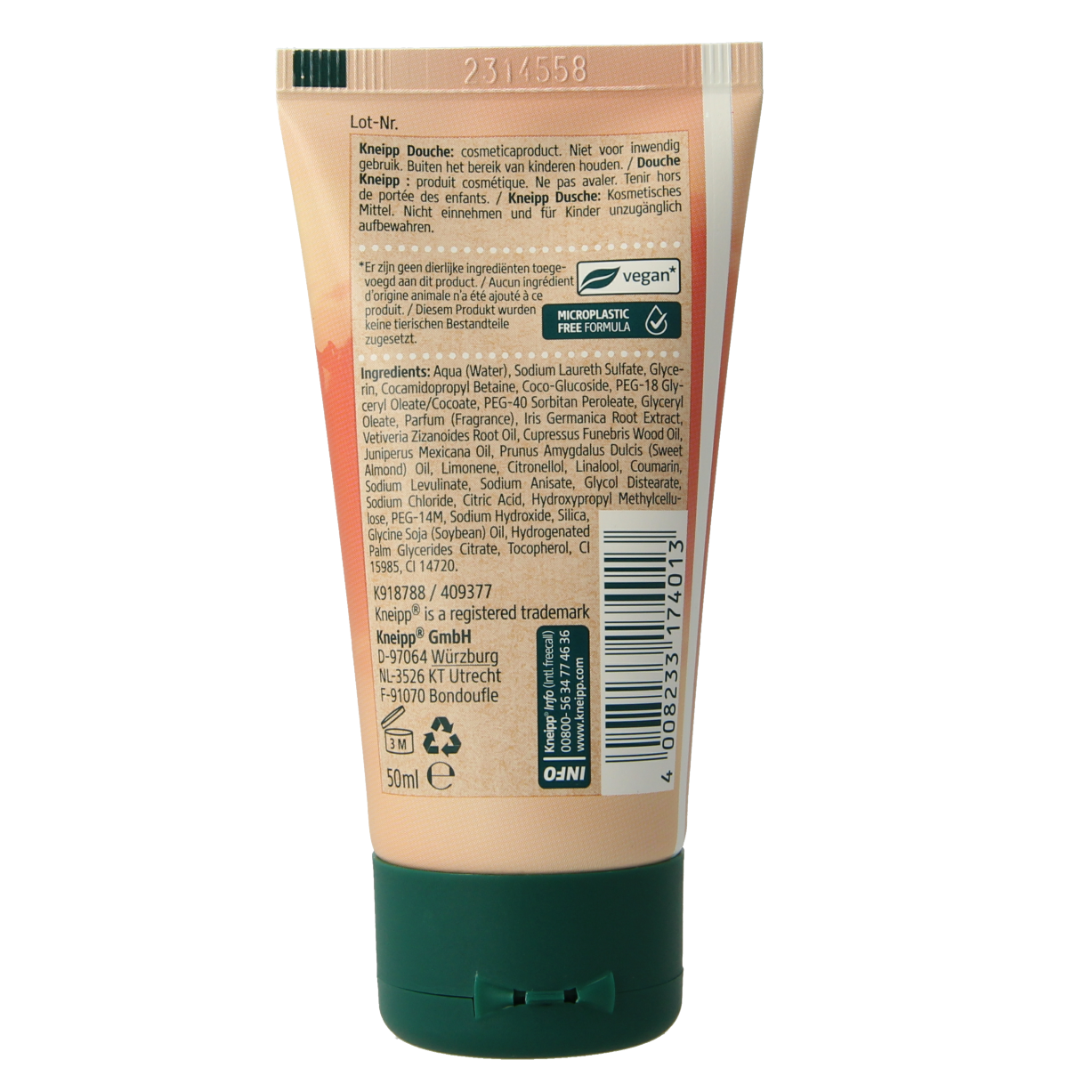 Kneipp Body & mind balance douche mini 50.00 Milliliter