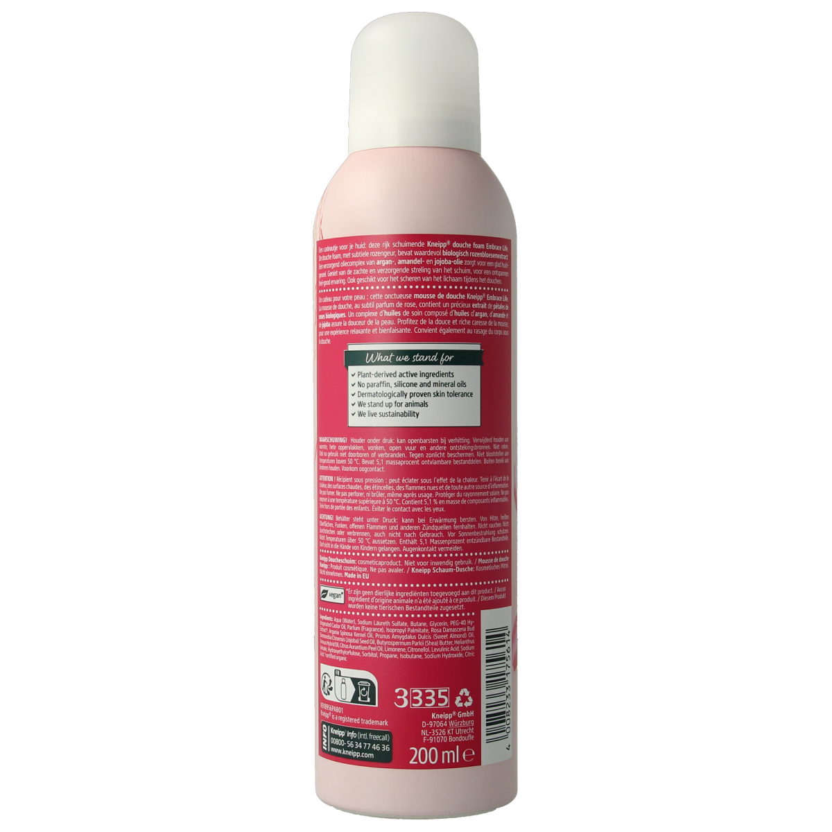 Kneipp Douche foam embrace life 200.00 Milliliter