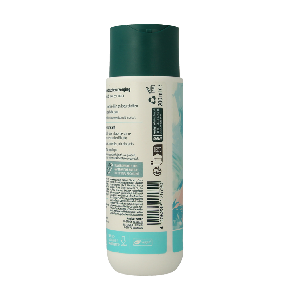 Kneipp Clean beauty shower algen zeezout 200.00 Milliliter