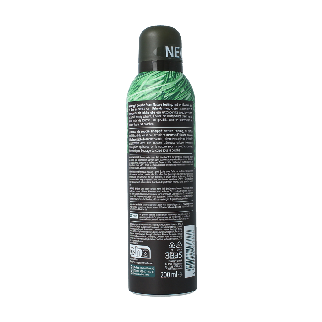 Kneipp Men douche foam nature feeling 200.00 Milliliter