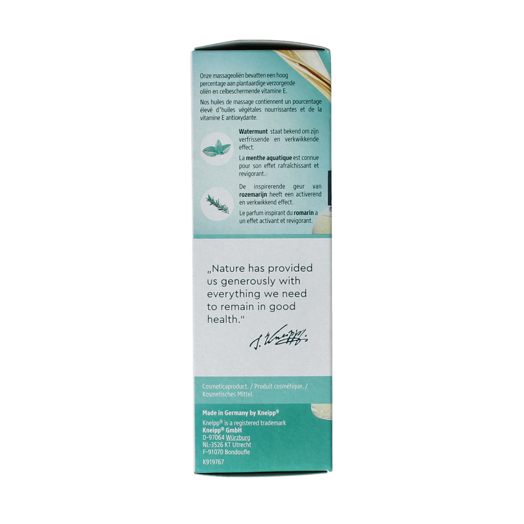 Kneipp Massageolie goodbye stress 100.00 Milliliter