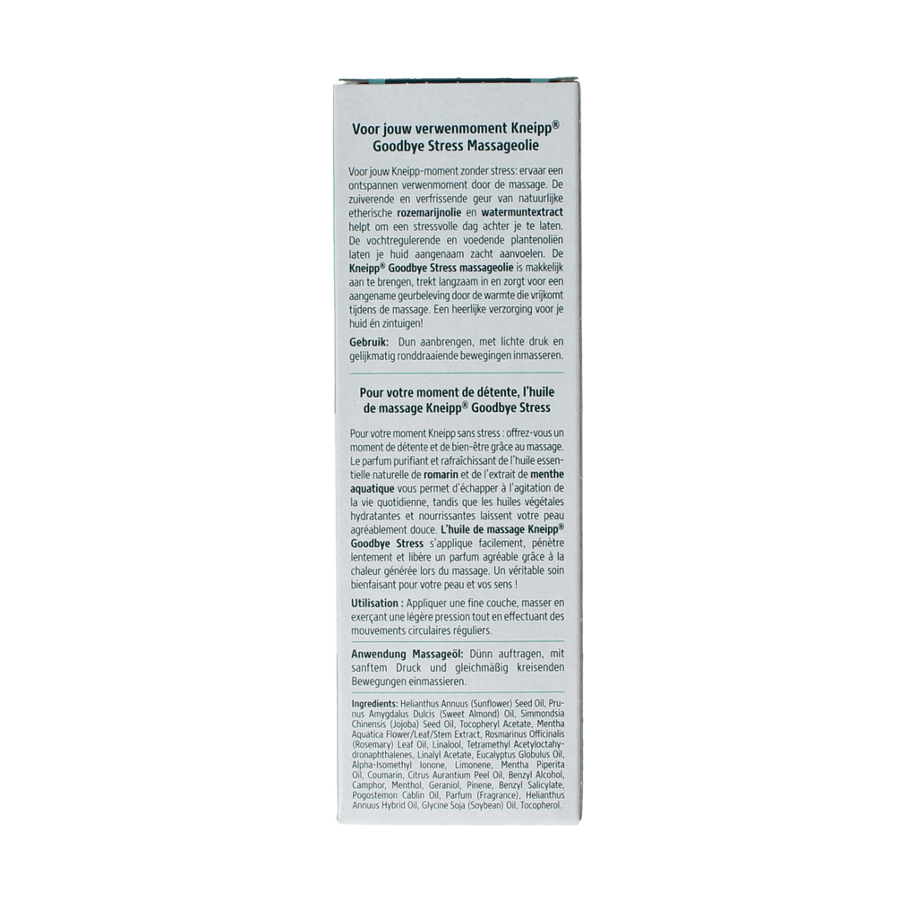 Kneipp Massageolie goodbye stress 100.00 Milliliter