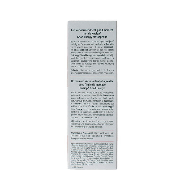 Kneipp Massageolie good energy 100 Milliliter