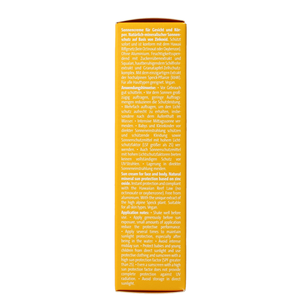 Speick Zonnecreme factor 30 bio 60.00 Milliliter