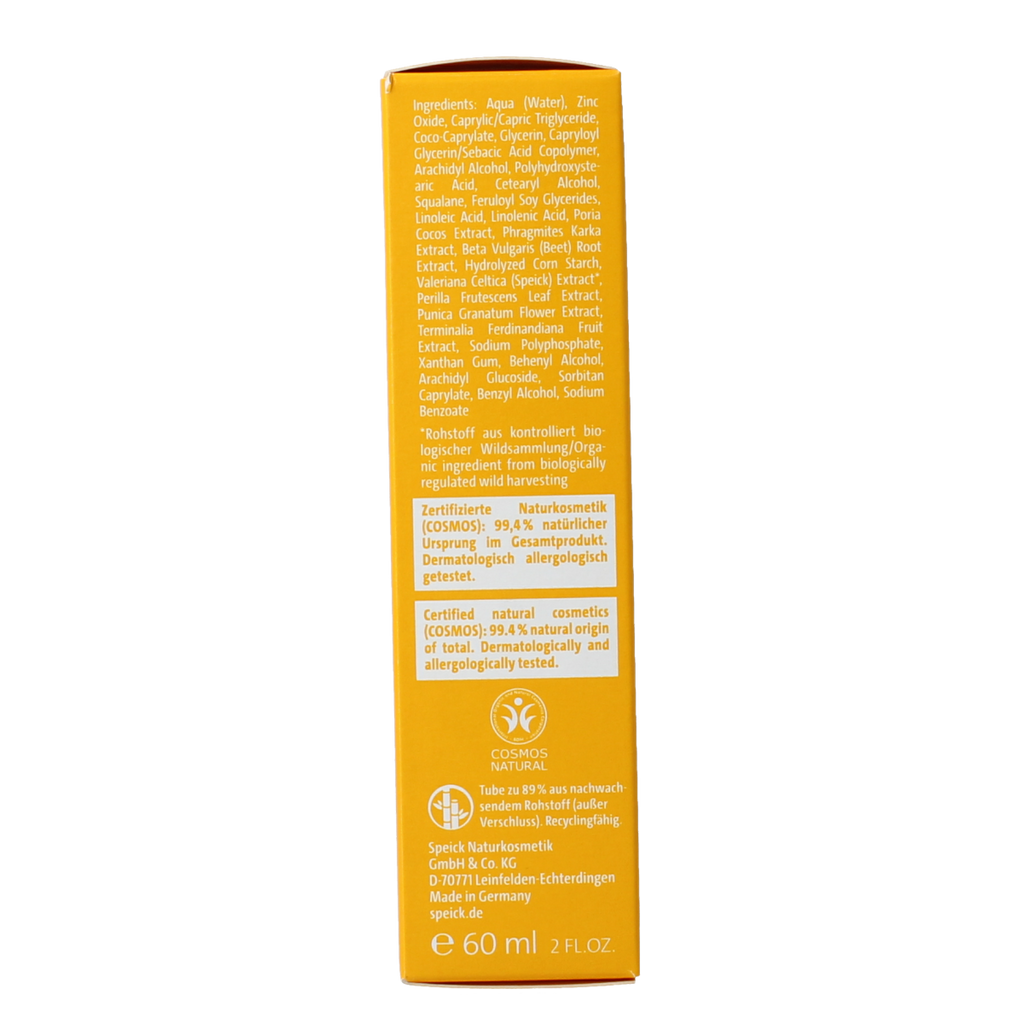 Speick Zonnecreme factor 30 bio 60.00 Milliliter