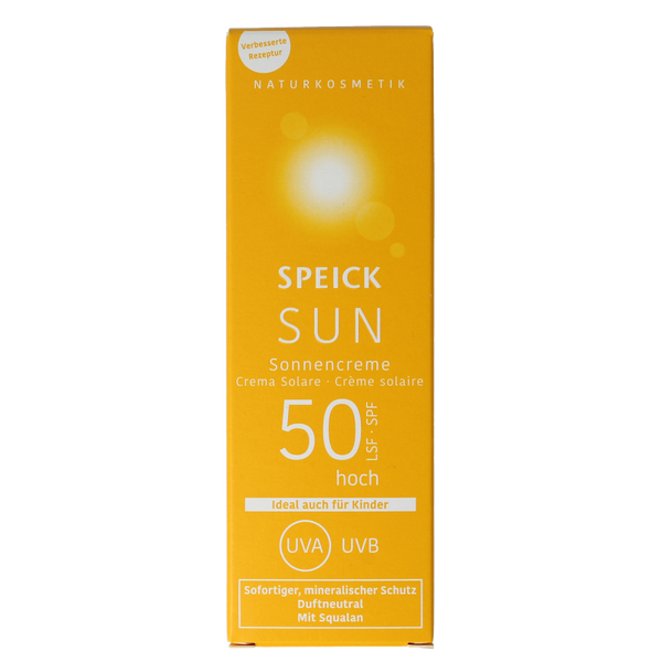 Speick Sun zonnecreme factor 50 bio 60 Milliliter