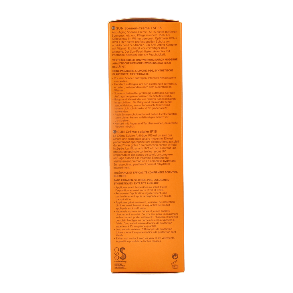 Borlind Zonnecreme LSF15 75.00 Milliliter