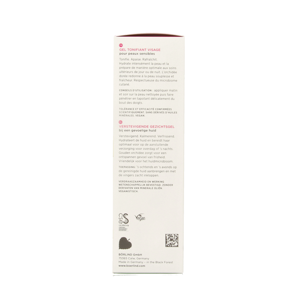 Borlind ZZ Sensitive verstevigende gezichtsgel 150.00 Milliliter