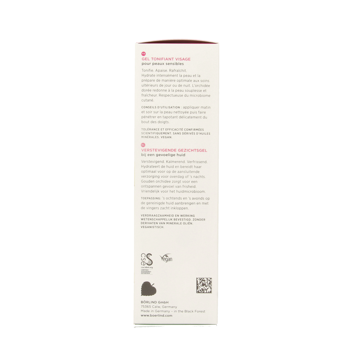 Borlind ZZ Sensitive verstevigende gezichtsgel 150.00 Milliliter