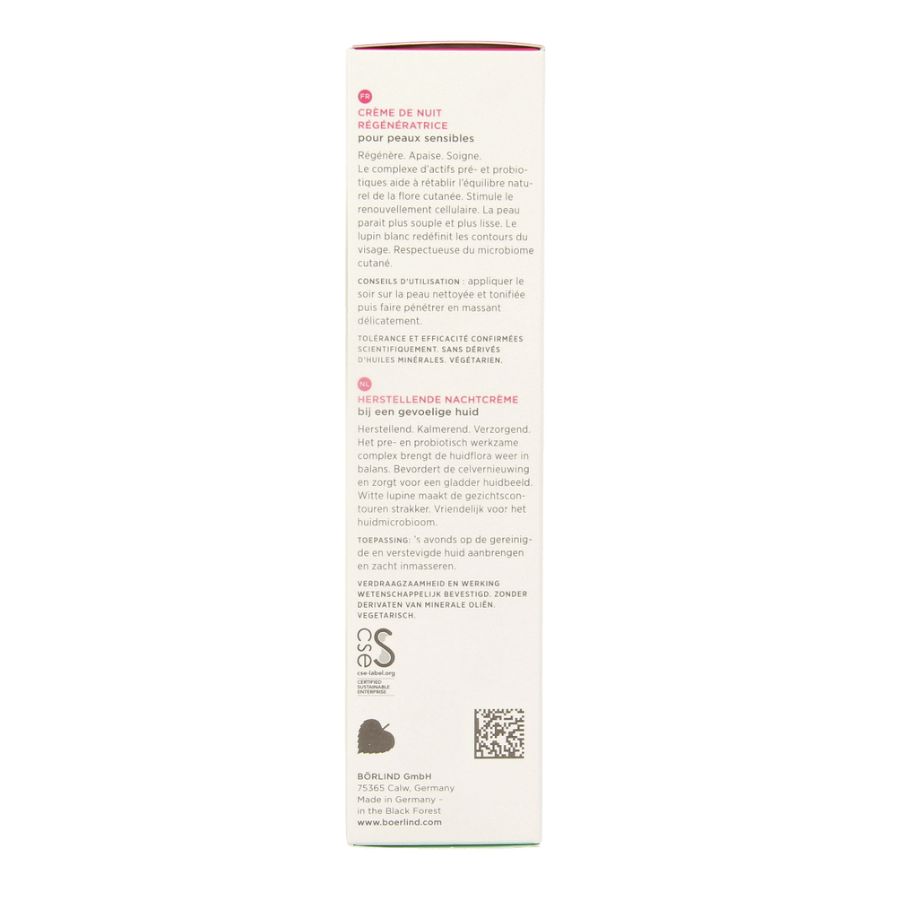 Borlind ZZ Sensitive herstellende nachtcreme 50.00 Milliliter