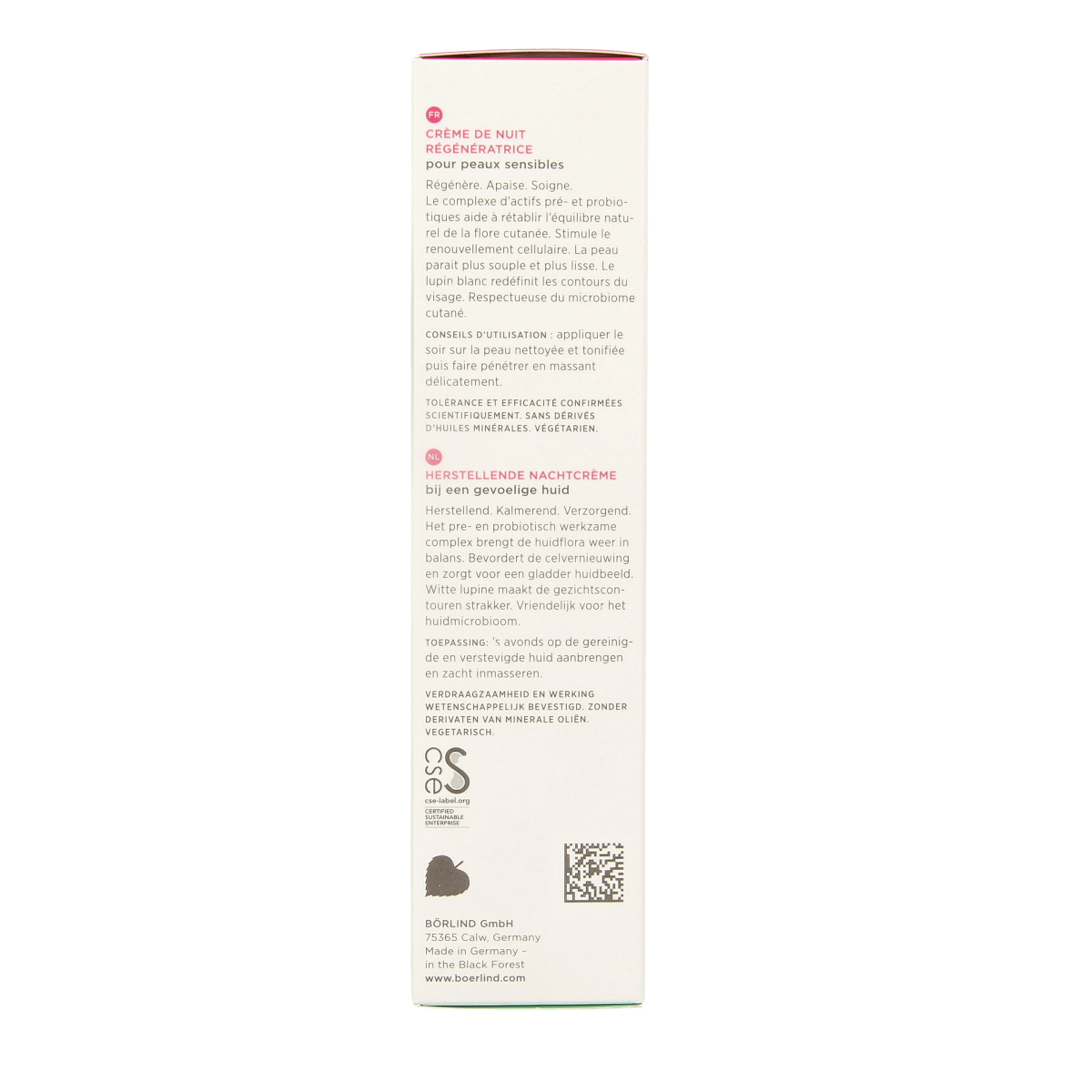 Borlind ZZ Sensitive herstellende nachtcreme 50.00 Milliliter