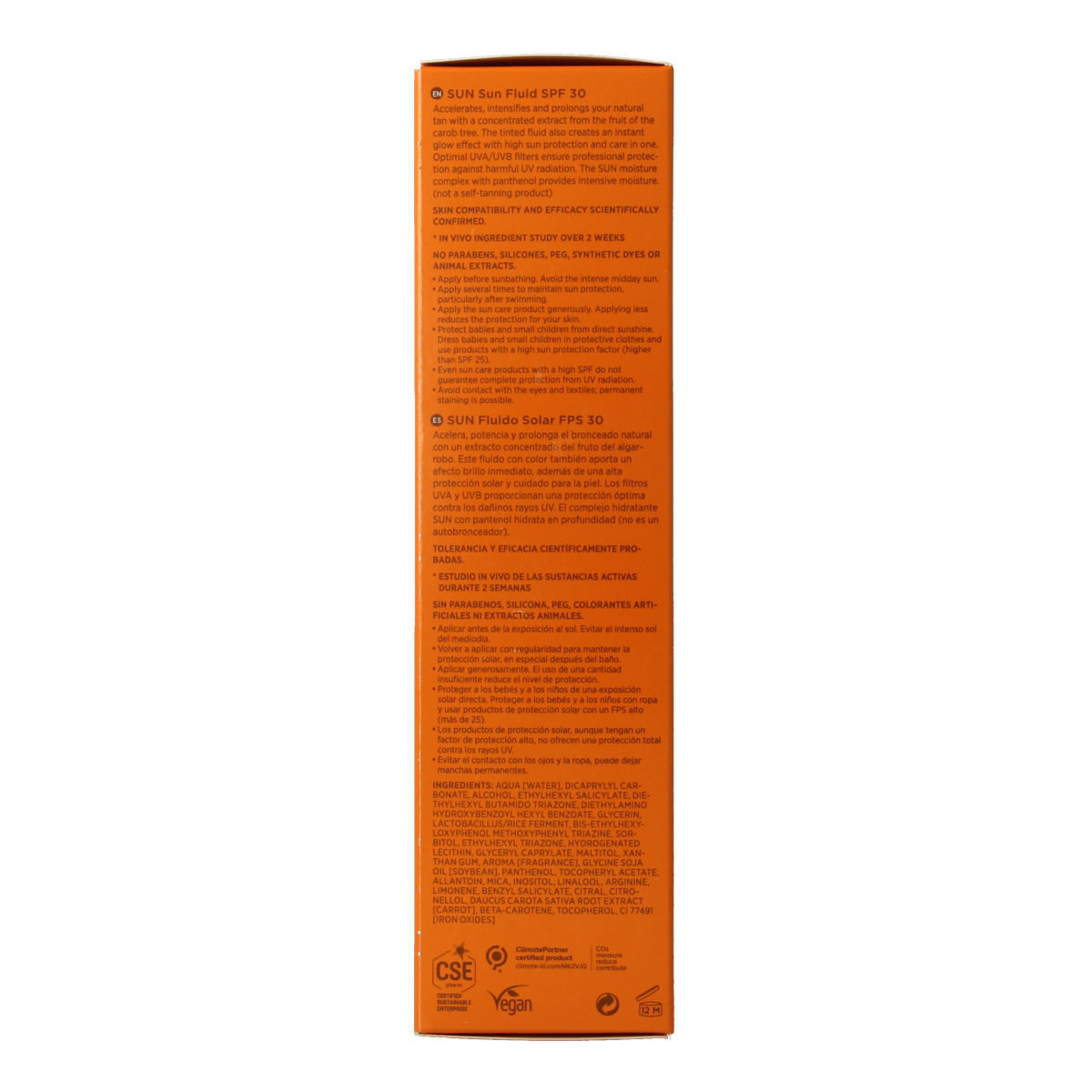 Borlind Sun natural tanning boost SPF30 125.00 Milliliter