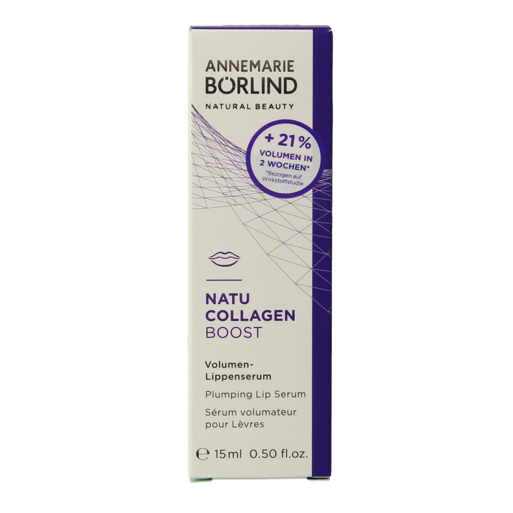 Borlind Natu collagen boost plum lip serum 15.00 Milliliter