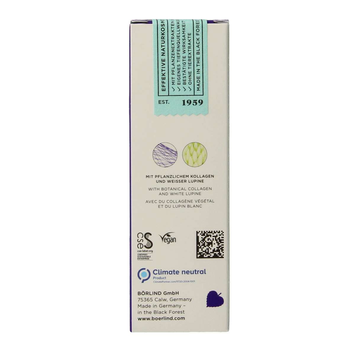 Borlind Natu collagen boost plum lip serum 15.00 Milliliter