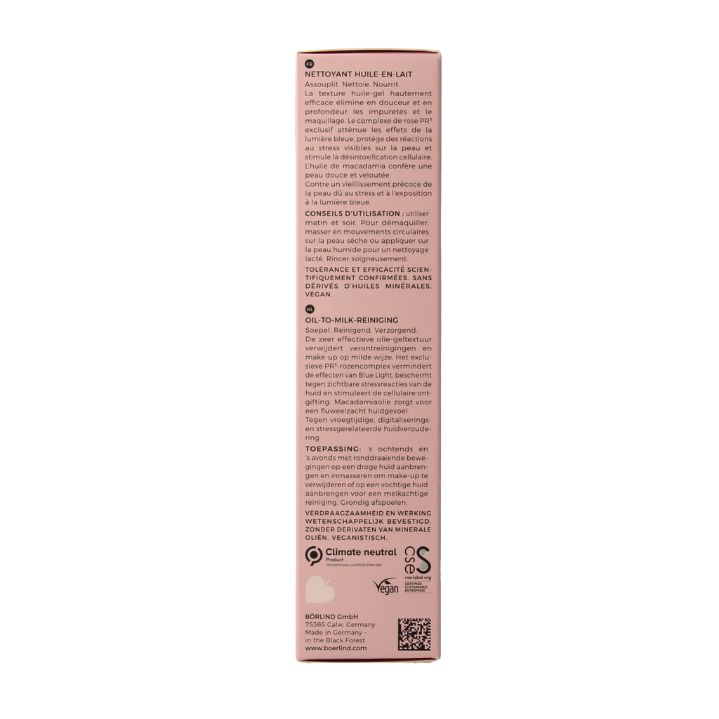 Borlind Rose nature oil to milk cleanser 125.00 Milliliter