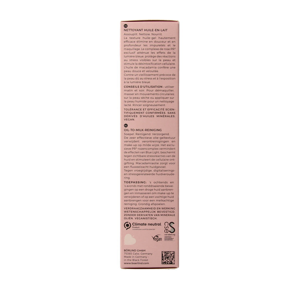 Borlind Rose nature oil to milk cleanser 125.00 Milliliter