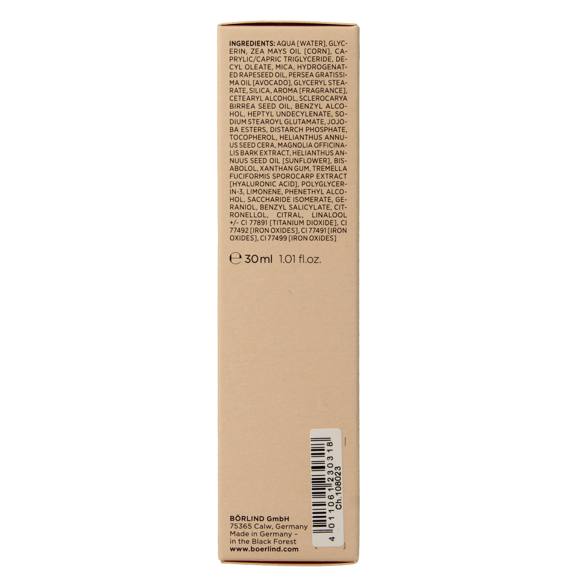 Borlind Make-up fluid honey 30.00 Milliliter