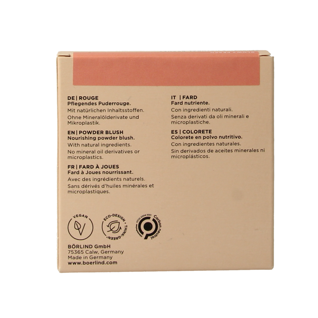 Borlind Blush powder glowy peach 5.00 Gram