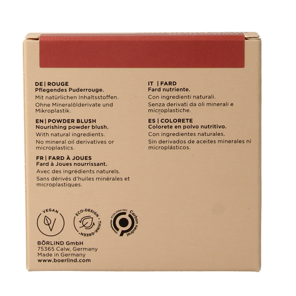 Borlind Blush powder raspberry delight 5.00 Gram