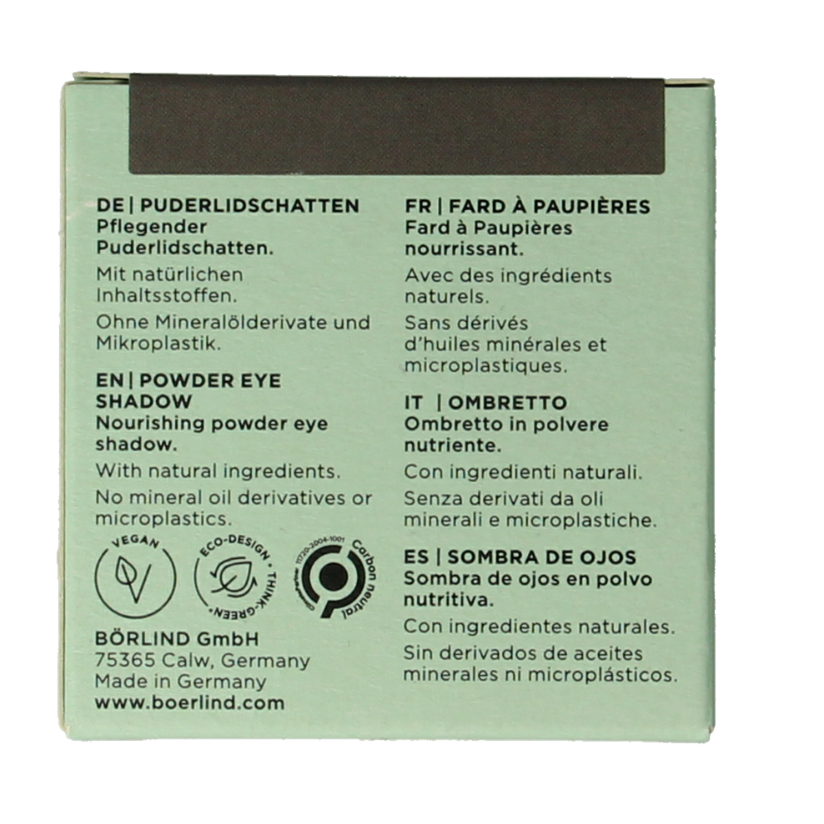 Borlind Eyeshadow powder stone 1.00 Stuks