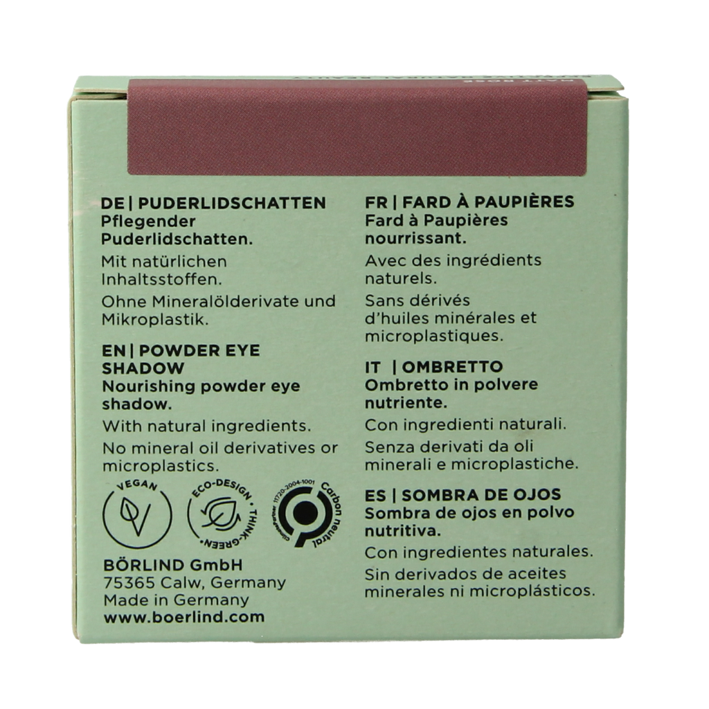 Borlind Eyeshadow powder matt rose 1.00 Stuks