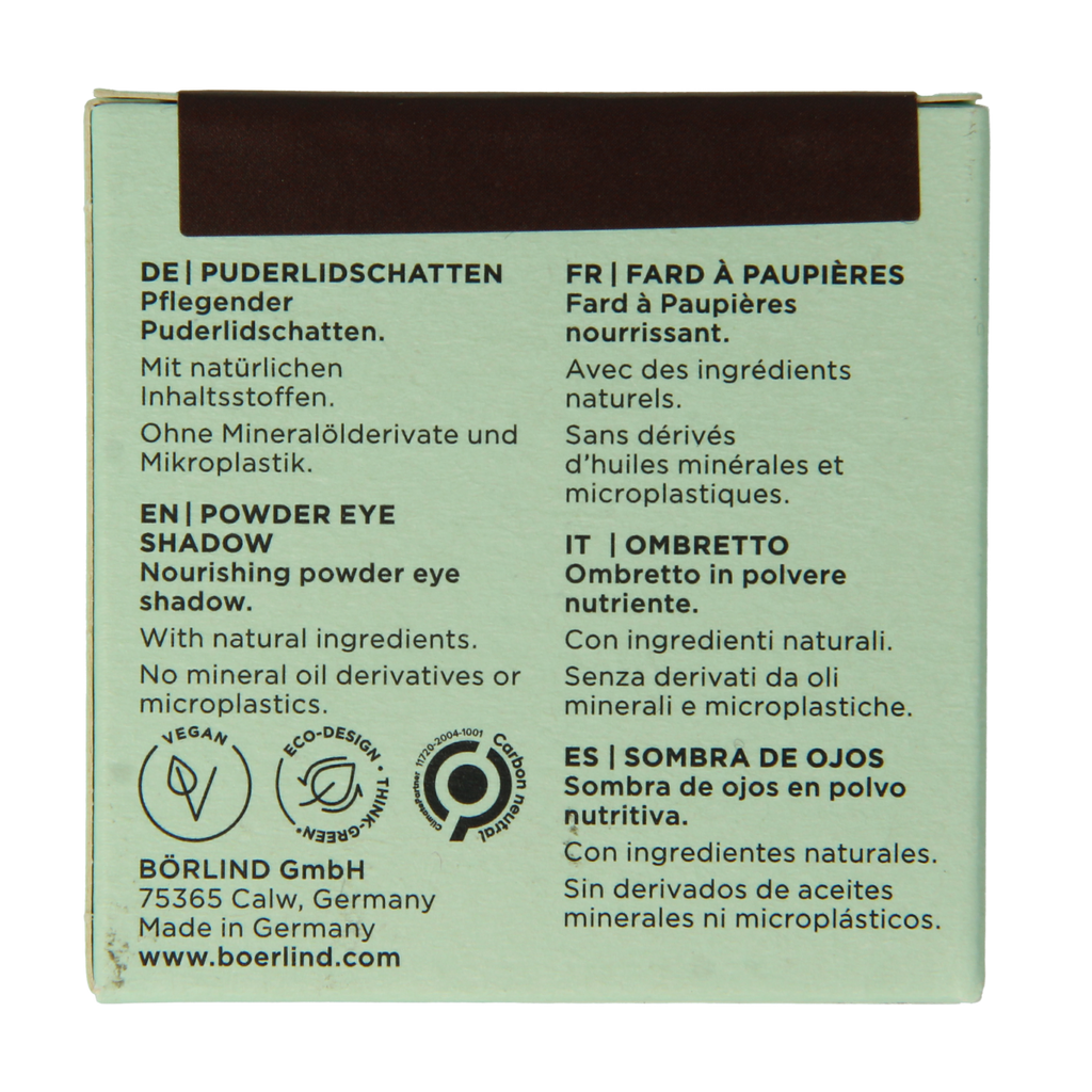 Borlind Eyeshadow powder mocha 1.00 Stuks