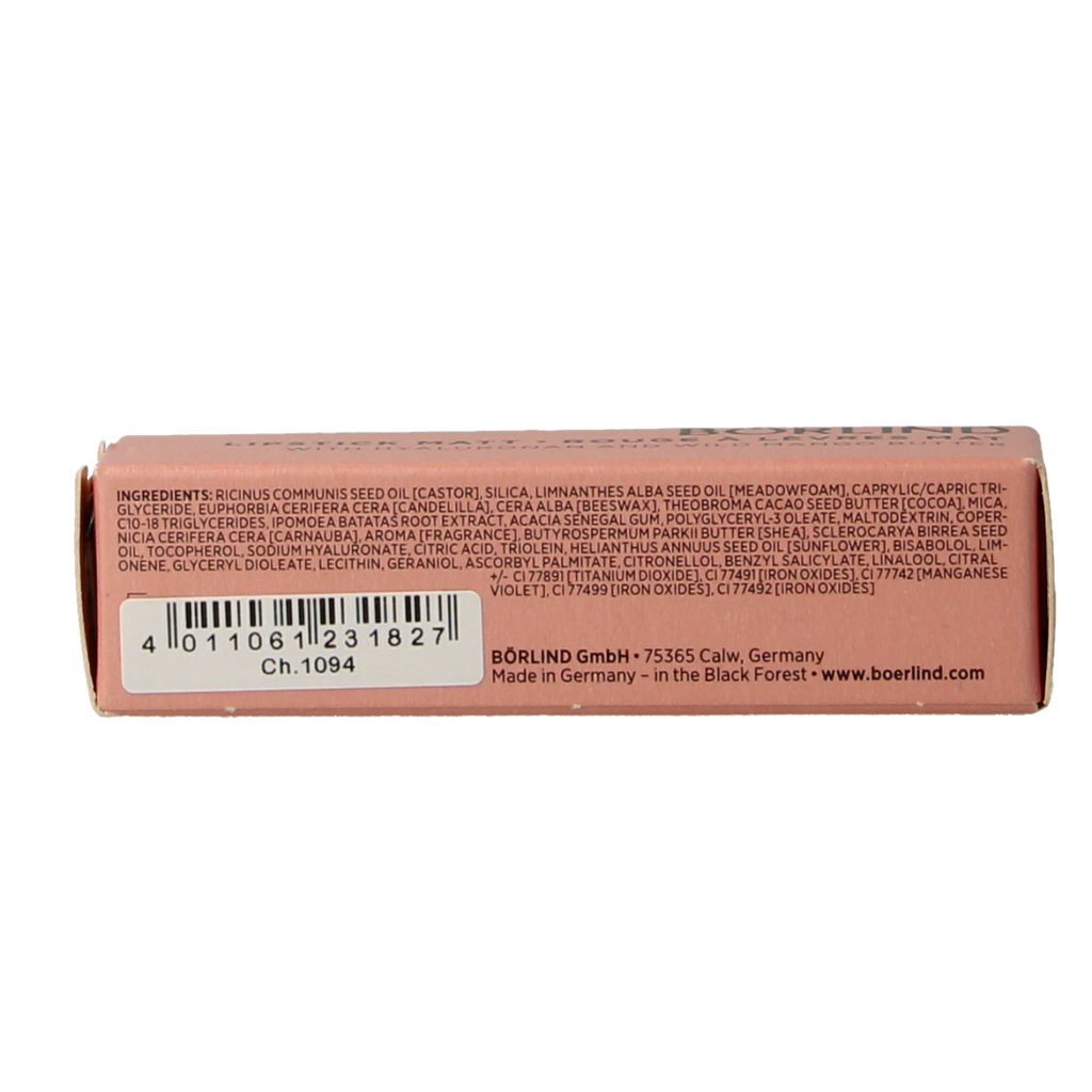 Borlind Lipstick matt berry 1.00 Stuks