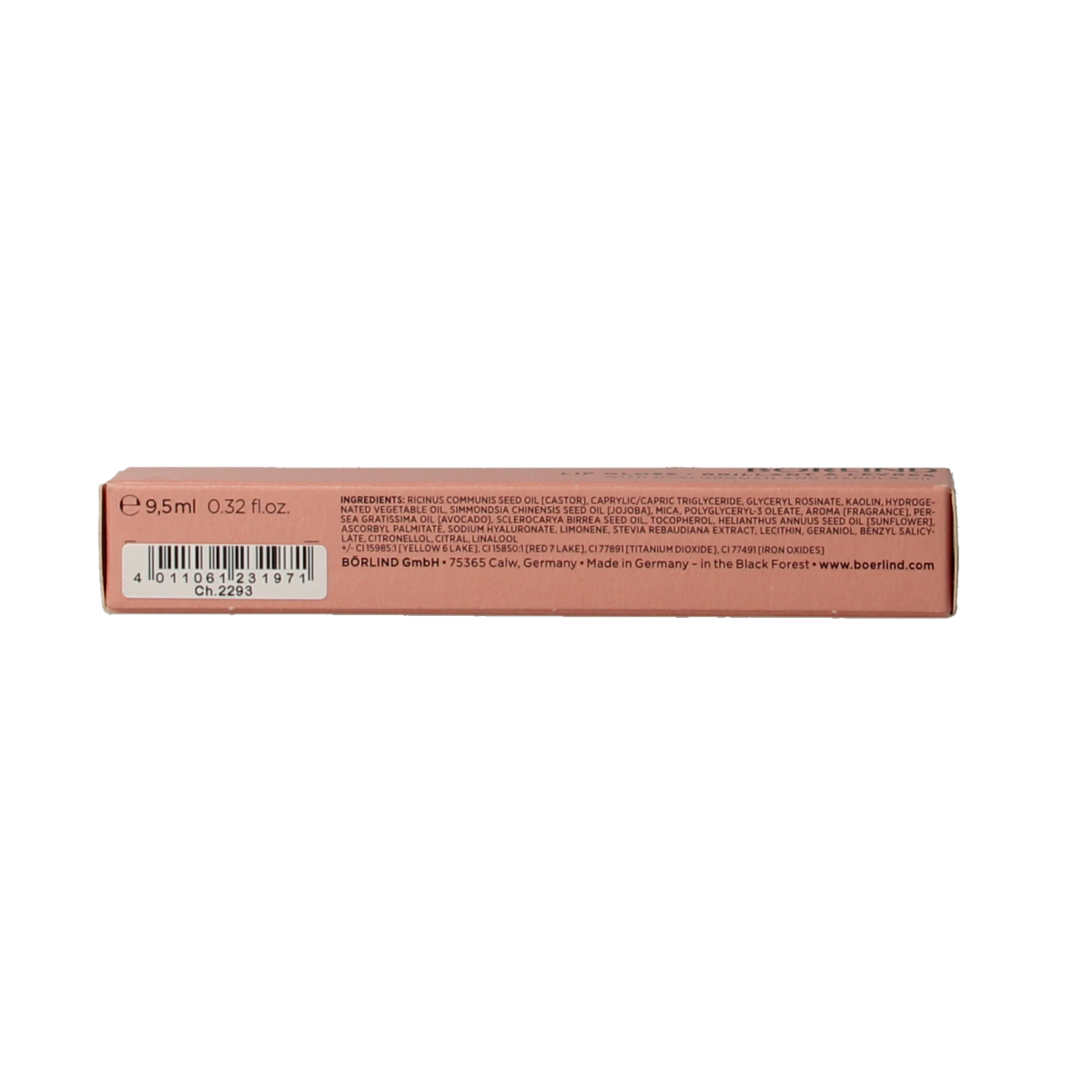Borlind Lip gloss red 9.50 Milliliter