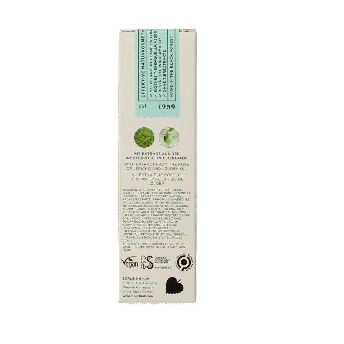 Borlind Creme pastell tinted hydrating day cream apricot 30.00 Milliliter