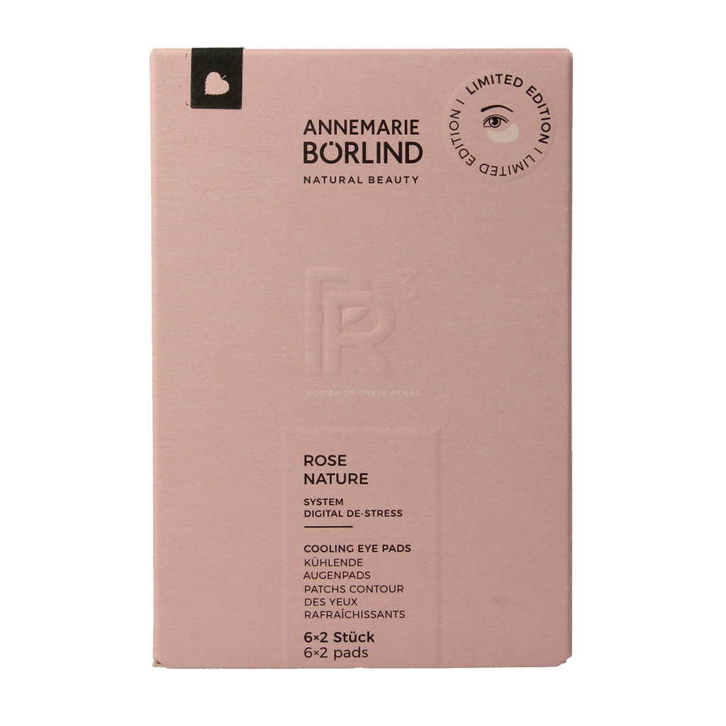 Borlind Rose nature eye pads 6 x 2 stuks 12.00 Stuks