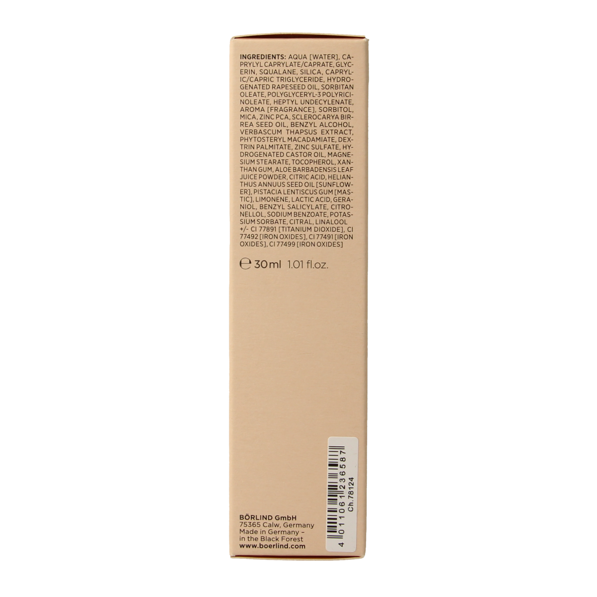 Borlind Natuwear foundation hazel 30.00 Milliliter