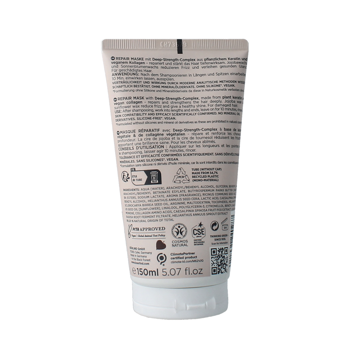 Annemarie Borlind Hair care mask repair 150.00 Milliliter
