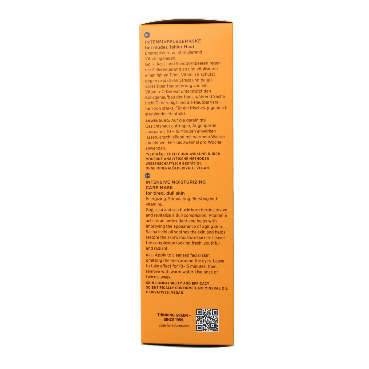Borlind Vitamin mask bio 75.00 Milliliter
