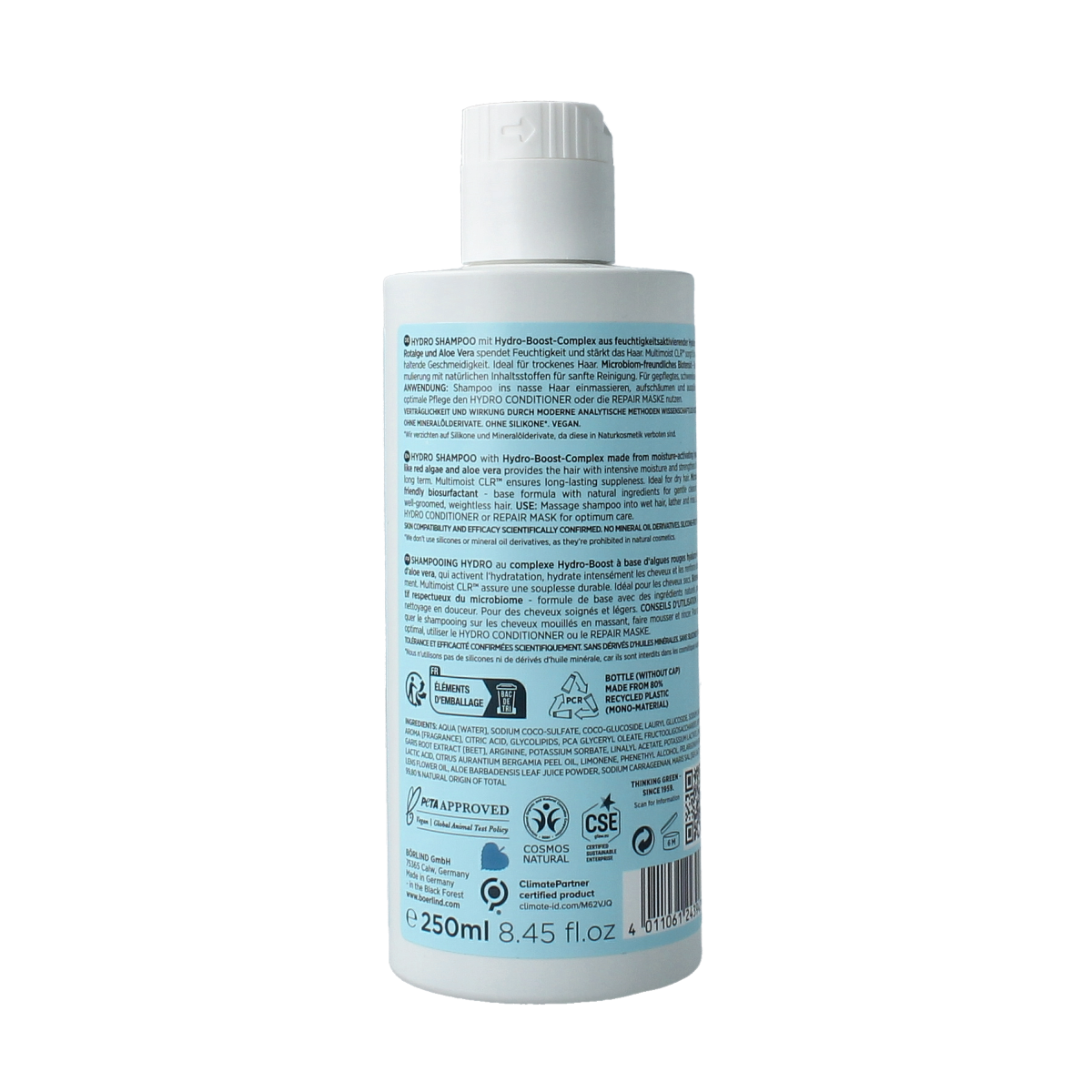 Annemarie Borlind Hair care shampoo hydro 250.00 Milliliter