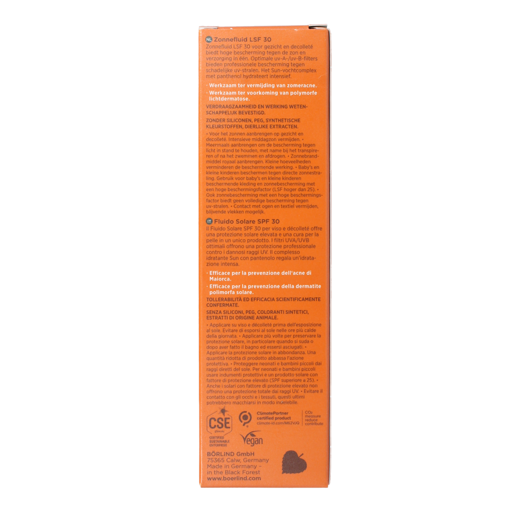 Borlind Face sun fluid SPF30 bio 75.00 Milliliter