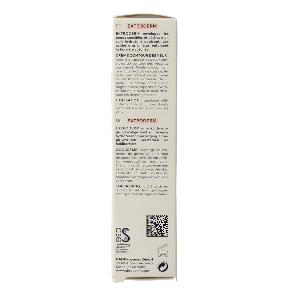Dado Sens Extroderm eye cream 15.00 Milliliter