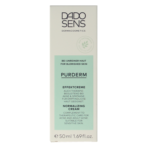 Dado Sens Purderm normalizing cream bio 50.00 Milliliter