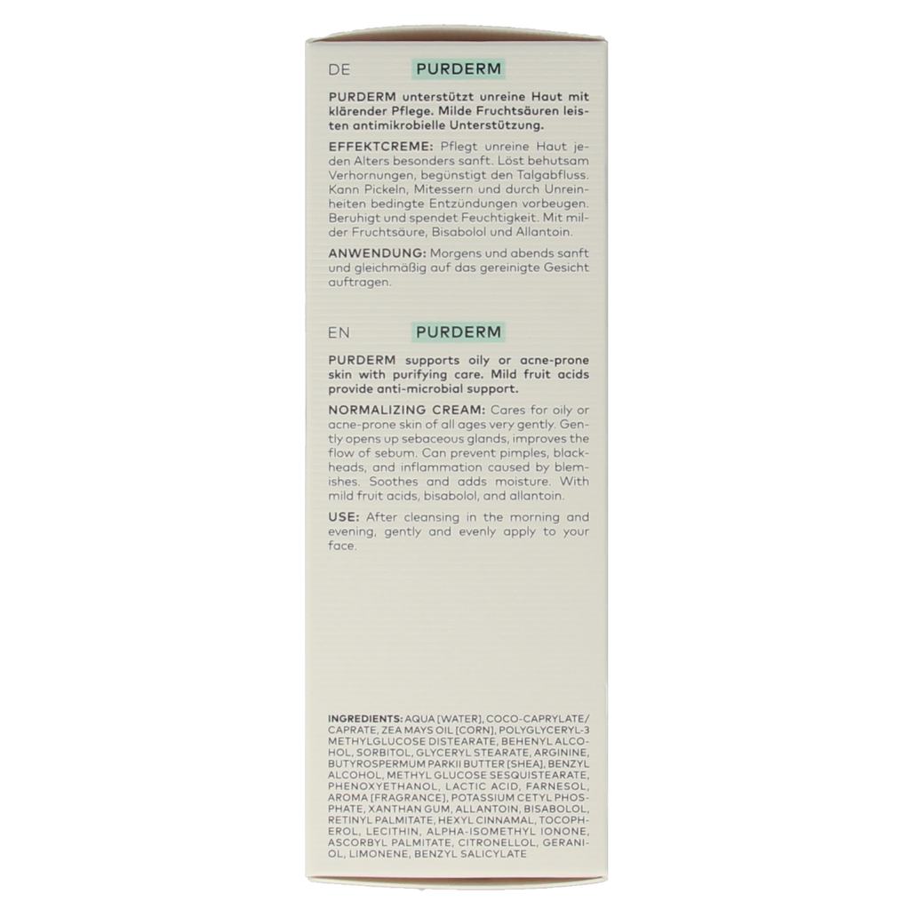 Dado Sens Purderm normalizing cream bio 50.00 Milliliter