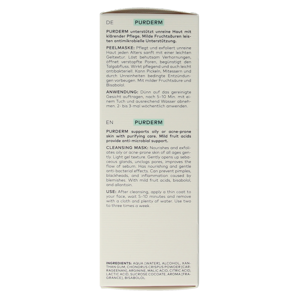 Dado Sens Purderm cleansing mask bio 50.00 Milliliter