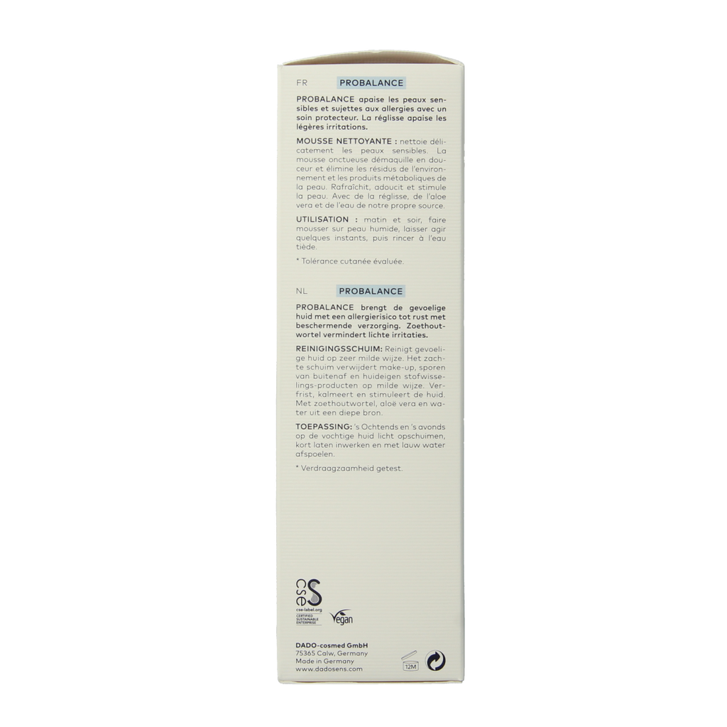 Dado Sens Probalance cleansing foam bio 150.00 Milliliter