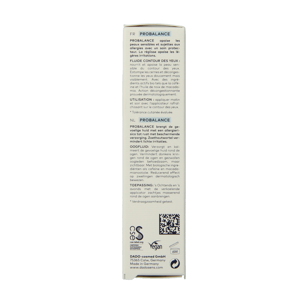 Dado Sens Probalance eye fluid bio 15.00 Milliliter