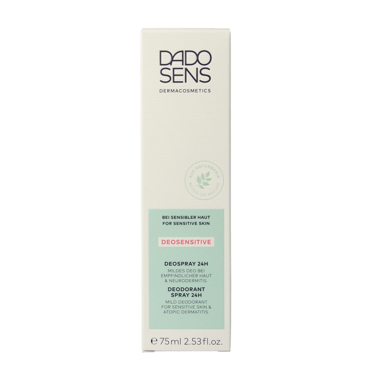 Dado Sens Deosensitive deodorant spray bio 75.00 Milliliter
