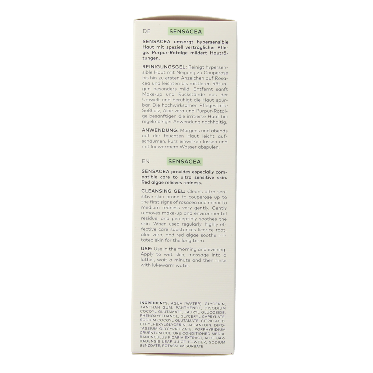 Dado Sens Sensacea cleansing gel bio 100.00 Milliliter